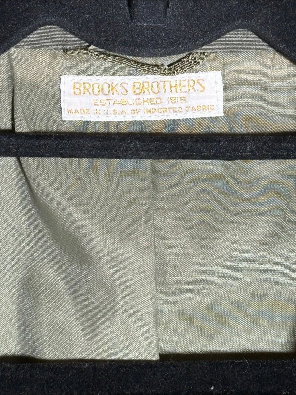 Brooks Brothers Men's Blazer Jacket Olive Green Sport Coat Casual VTG 40R